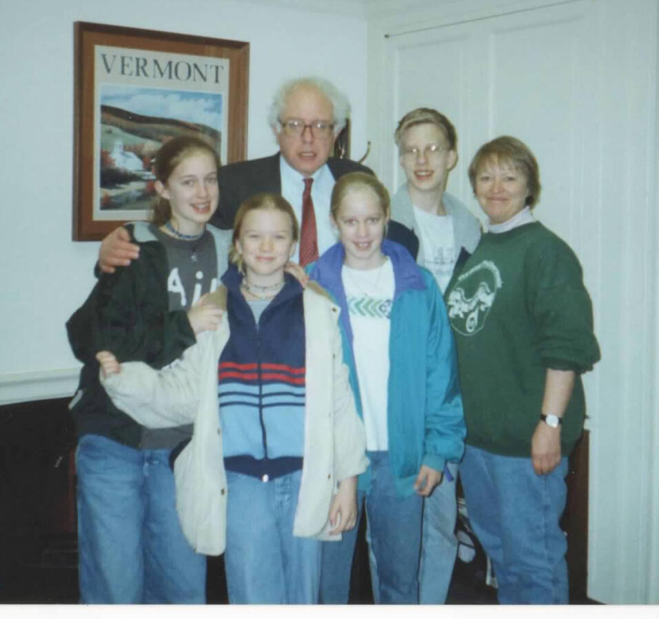 I've met Bernie Sanders plenty of times over the years, but this moment stands out for me. I was in Washington, DC (the city of my birth), back in 1998, and Bernie's office welcomed us for a visit and a tour. Then-Congressman Sanders also obliged for a pho